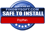 SAFE TO INSTALL certificate